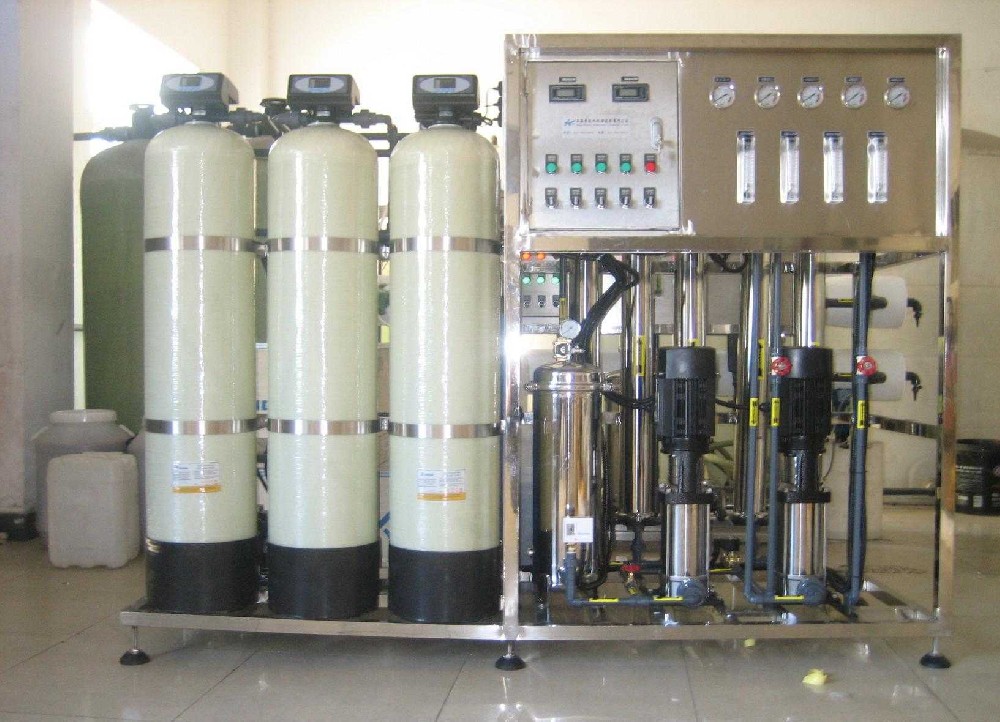 Remove iron filtration system RO system from well water